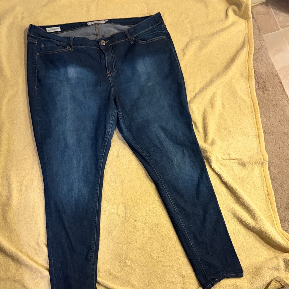 Torrid Dark Blue Skinny Jeans